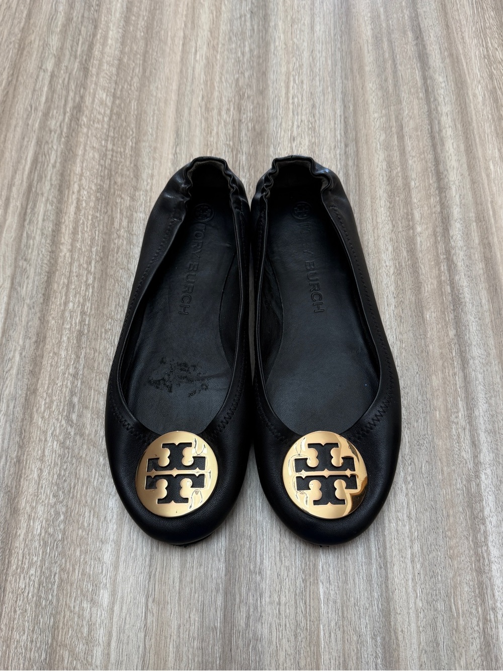Tory Burch Claire Ballet Flats Size 10 Women’s in Black